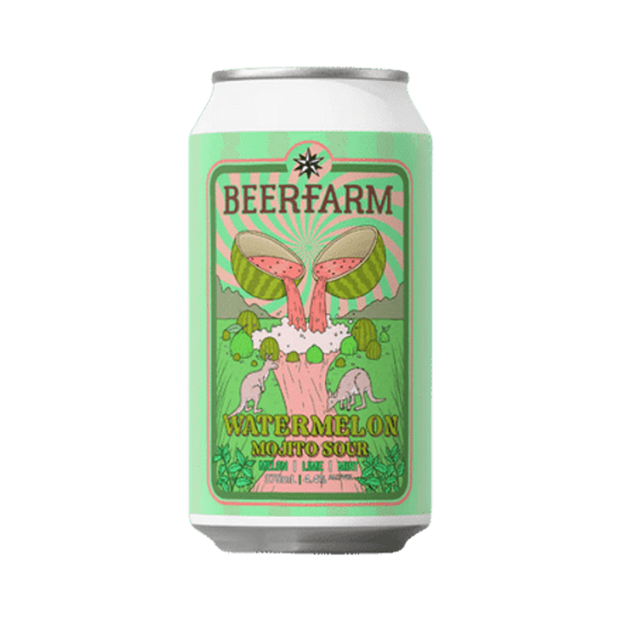 Beer Farm - Watermelon Mojito Sour 4.4% 375ml Can