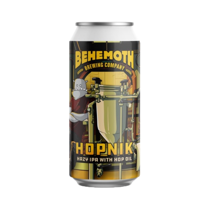 Behemoth Brewing Co - Hopnik Hazy IPA with Hop OIl 6% 440ml Can