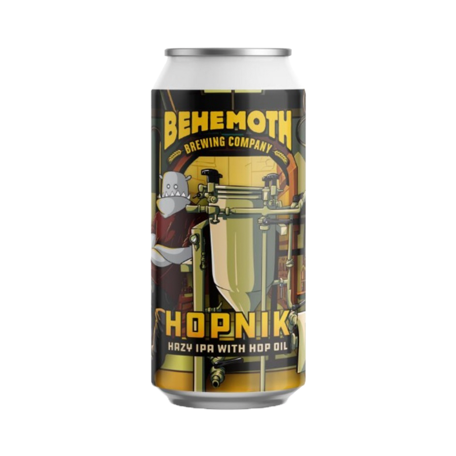 Behemoth Brewing Co - Hopnik Hazy IPA with Hop OIl 6% 440ml Can