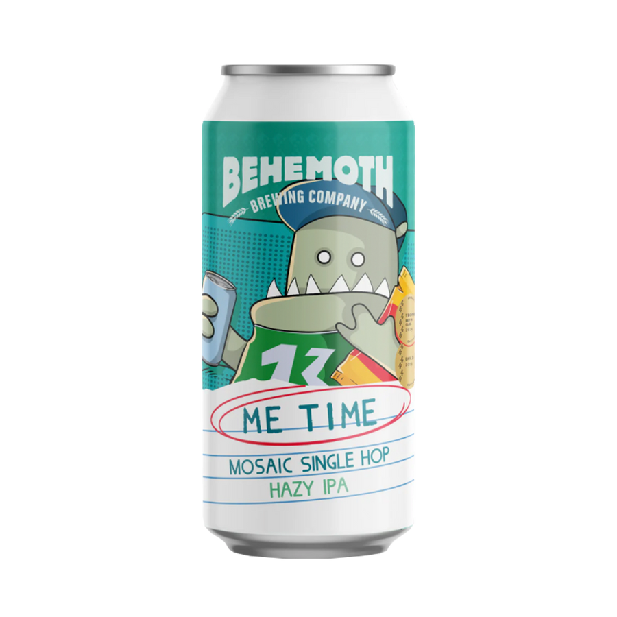 Behemoth Brewing Co - Me Time Mosaic Hazy IPA 6.8% 440ml Can