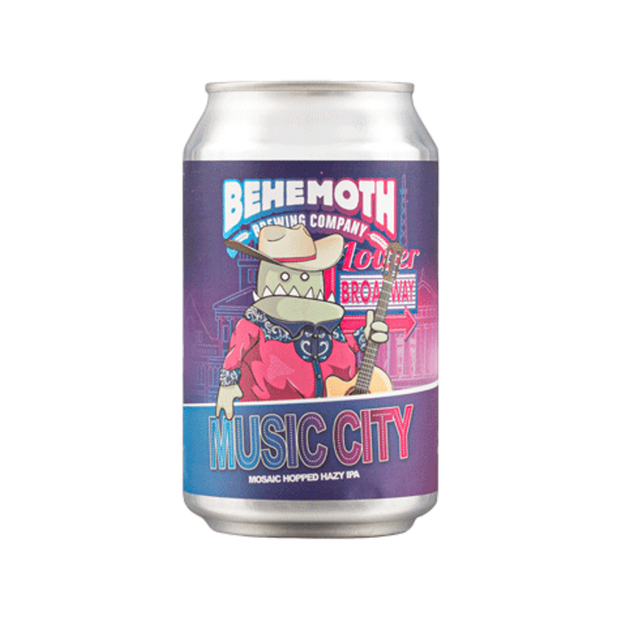 Behemoth Brewing Co - Music City Mosaic Hopped Hazy IPA 6.3% 440ml Can