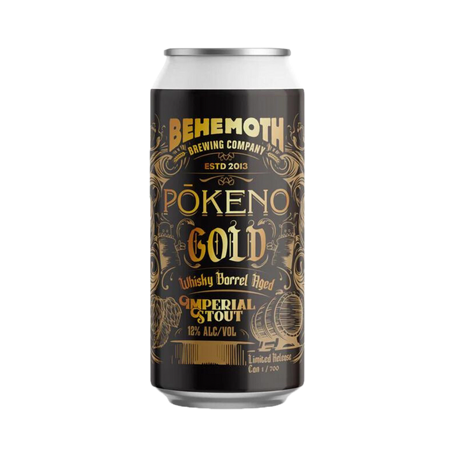 Behemoth Brewing Co - Pokeno Gold Whisky Barrel Aged Imperial Stout 12% 440ml Can