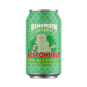 Behemoth Brewing Co - Responsibly Non-Alcoholic Hazy IPA<0.5% 330ml Can