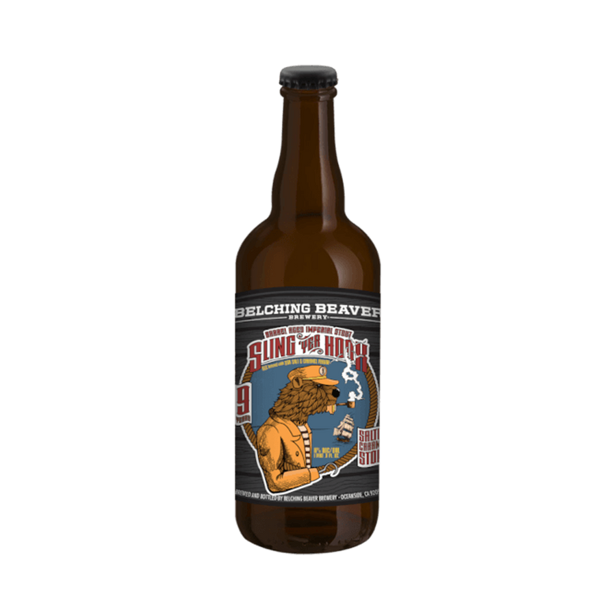 Belching Beaver Brewery - Sling Yer Hook Salted Caramel Imperial Barrel Aged Stout 11% 650ml Bottle