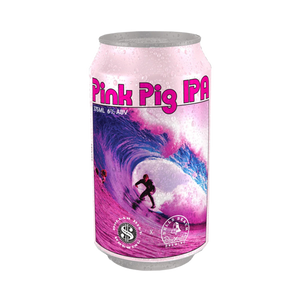 Bells Beach Brewing - Pink Pig IPA 6% 375ml Can
