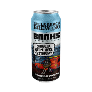 Bells Beach Brewing - Shoulda Been Here Yesterday Double West Coast IPA 8.2% 500ml Can