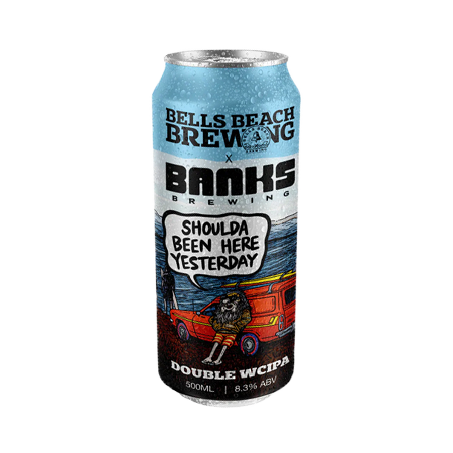 Bells Beach Brewing - Shoulda Been Here Yesterday Double West Coast IPA 8.2% 500ml Can