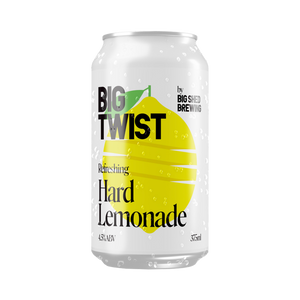 Big Shed Brewing Co - Big Twist Hard Lemonade 4.5% 375ml Can