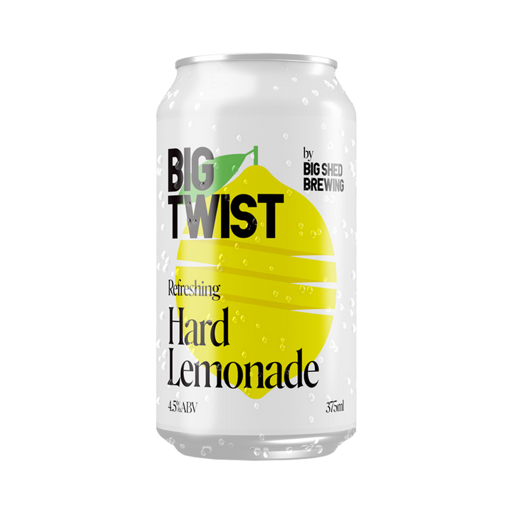 Big Shed Brewing Co - Big Twist Hard Lemonade 4.5% 375ml Can