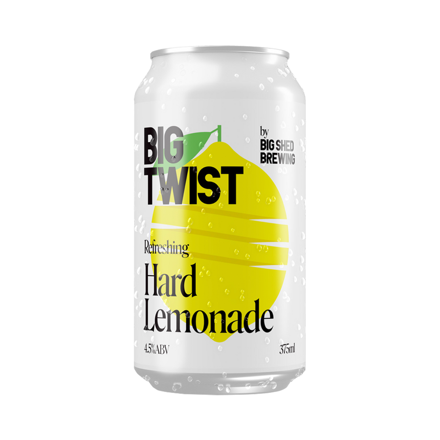 Big Shed Brewing Co - Big Twist Hard Lemonade 4.5% 375ml Can