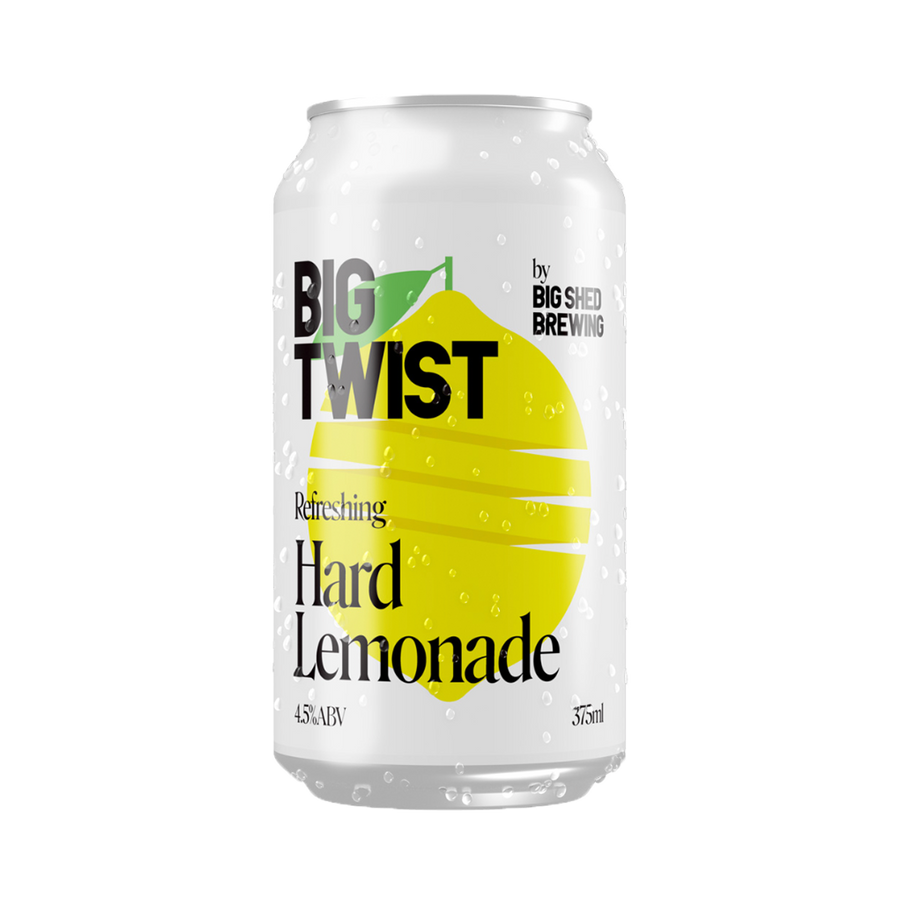 Big Shed Brewing Co - Big Twist Hard Lemonade 4.5% 375ml Can