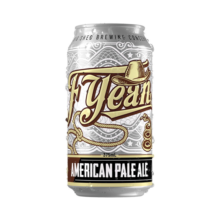 Big Shed Brewing Co - F Yeah American Pale Ale 5.5% 375ml Can