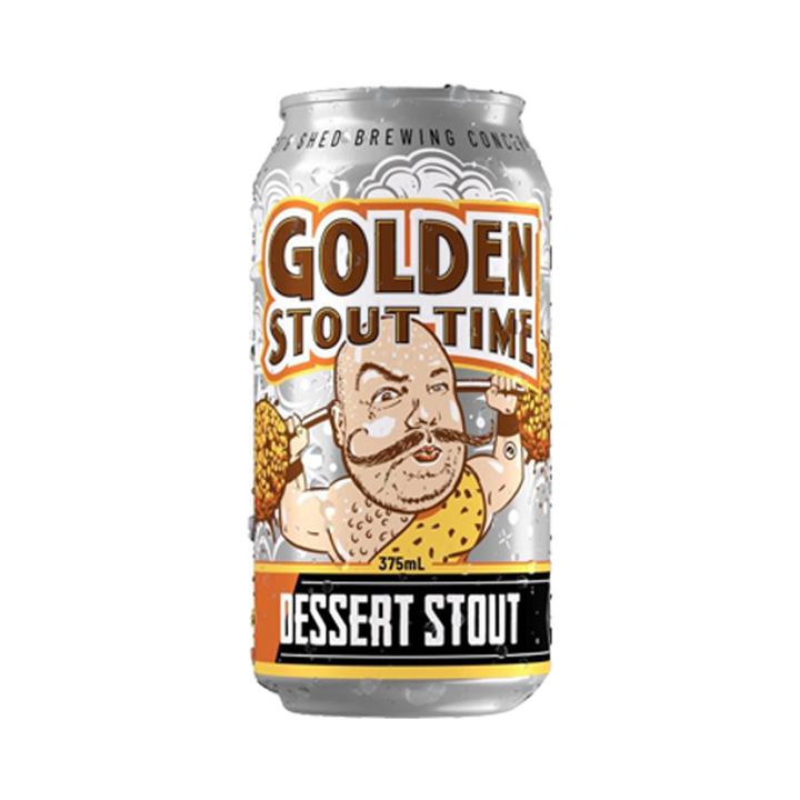 Big Shed Brewing Co - Golden Stout Time Dessert Stout 5.4% 375ml Can