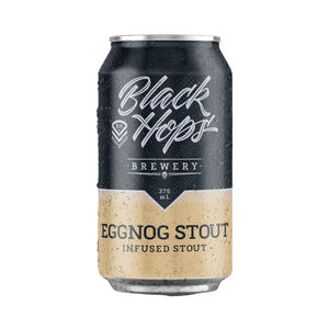 Black Hops Brewery - Eggnog Stout 5.8% 375ml Can