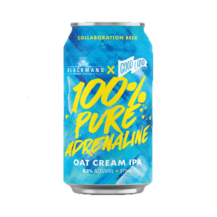 Blackmans Brewery - 100% Pure Adrenaline Oat Cream IPA 6.3% 375ml Can