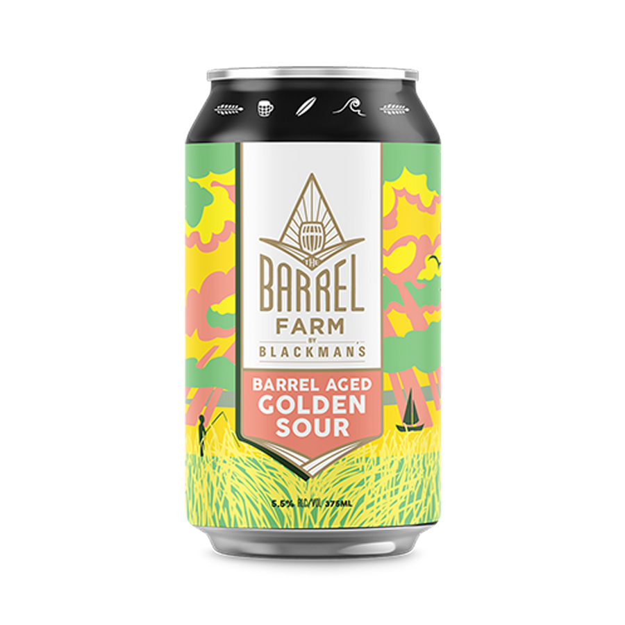 Blackman's Brewery - Barrel Farm Barrel-Aged Golden Sour 5.5% 375ml Can