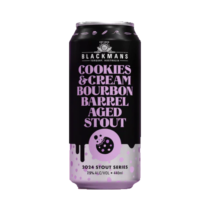 Blackmans Brewery - Cookies and Cream Bourbon Barrel Aged Stout 7.5% 440ml Can