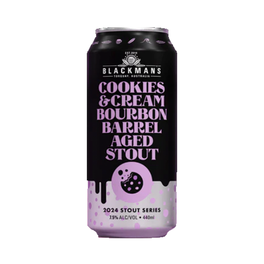 Blackmans Brewery - Cookies and Cream Bourbon Barrel Aged Stout 7.5% 440ml Can
