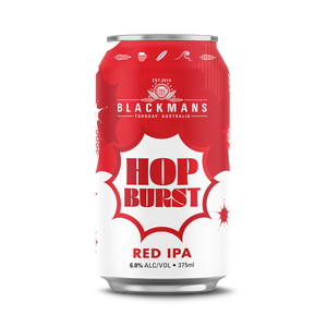 Blackmans Brewery - Hop Burst Red IPA 6% 375ml Can