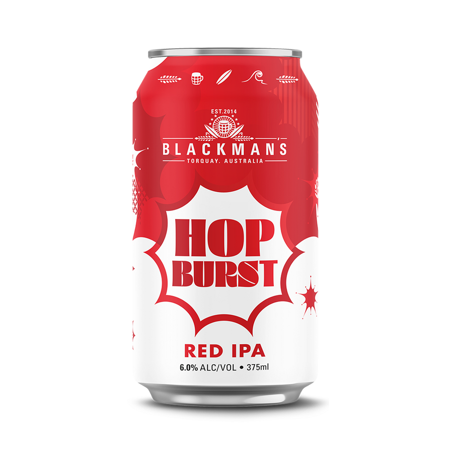 Blackmans Brewery - Hop Burst Red IPA 6% 375ml Can