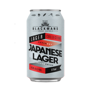 Blackmans Brewery - Japanese Lager 4.2% 375ml Can