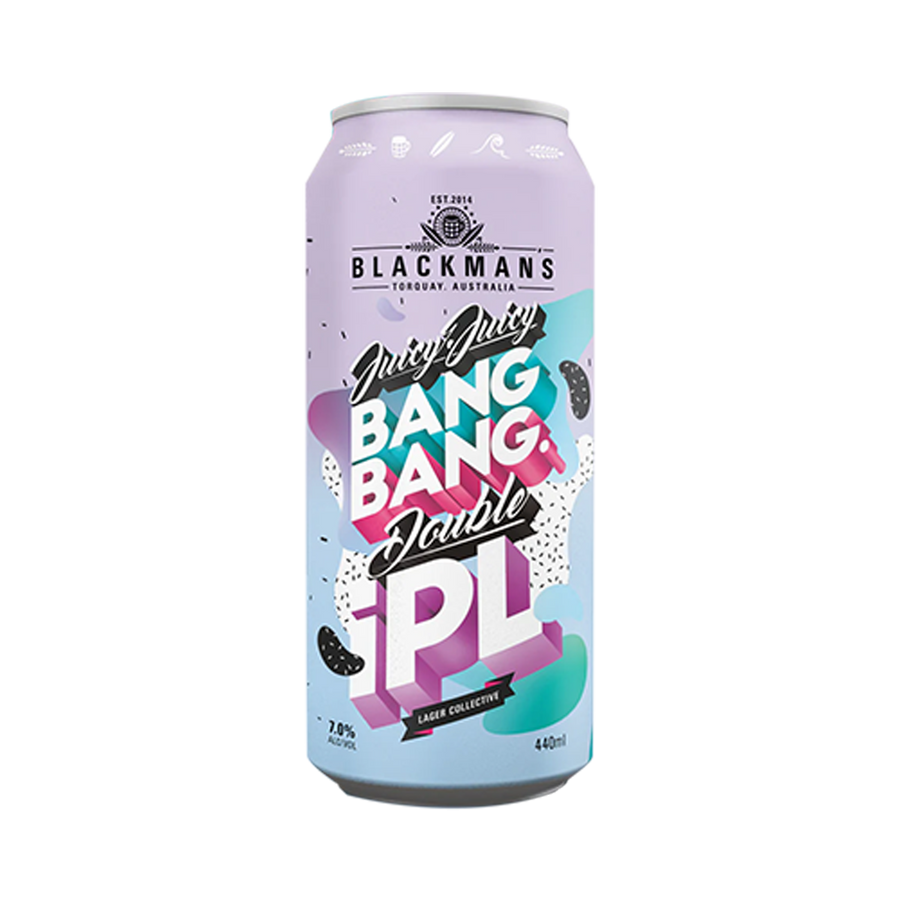 Blackman's Brewery - Juicy Juicy Bang Bang Double IPL 7.5%  500mL Can