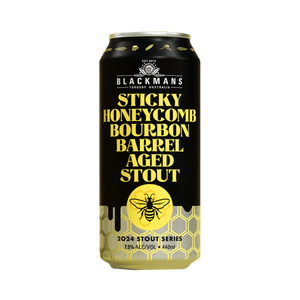 Blackmans Brewery - Sticky Honeycomb Bourbon Barrel Aged Stout 7.5% 440ml Can
