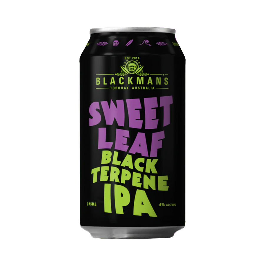 Blackmans Brewery - Sweet Leaf Black Terpene IPA 6% 375ml Can