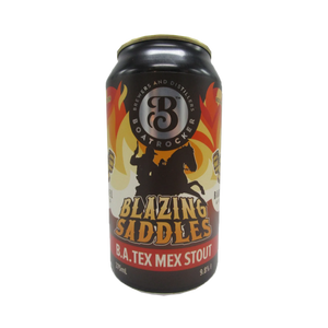 Boatrocker Brewers & Distillers - Blazing Saddles BA Tex Mex Stout 9.8% 375ml Can