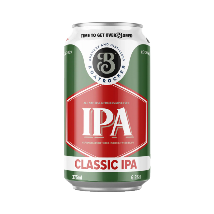 Boatrocker Brewers & Distillers - Classic IPA 6.3% 375ml Can