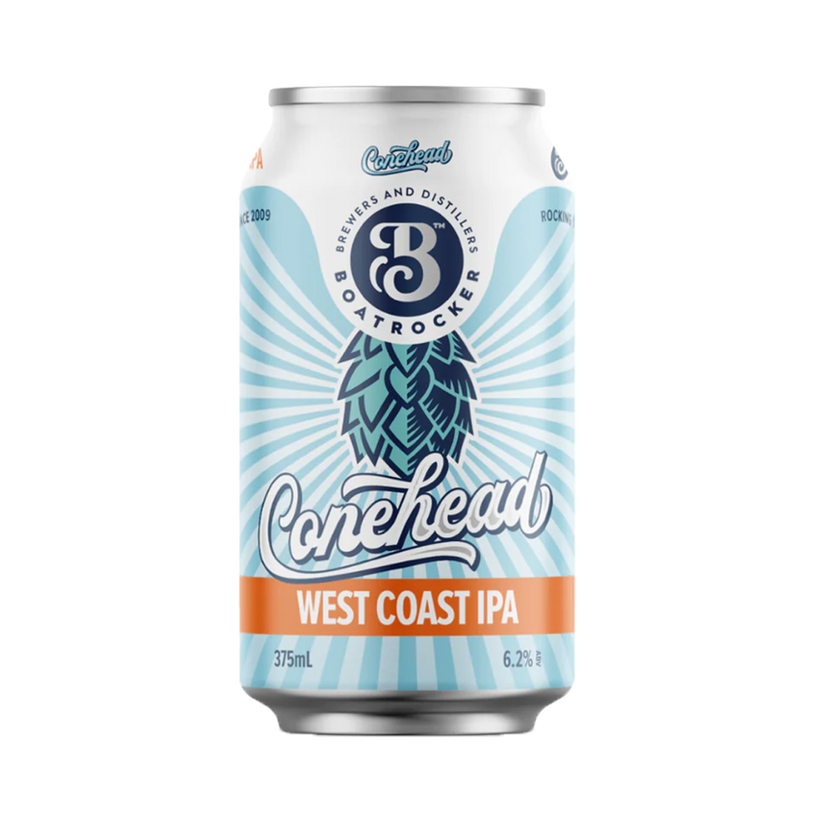 Boatrocker Brewers & Distillers - Conehead IPA 6.2% 375ml Can