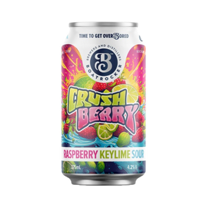 Boatrocker Brewers & Distillers - Crush Berry Raspberry Key Lime Sour 4.2% 375ml Can