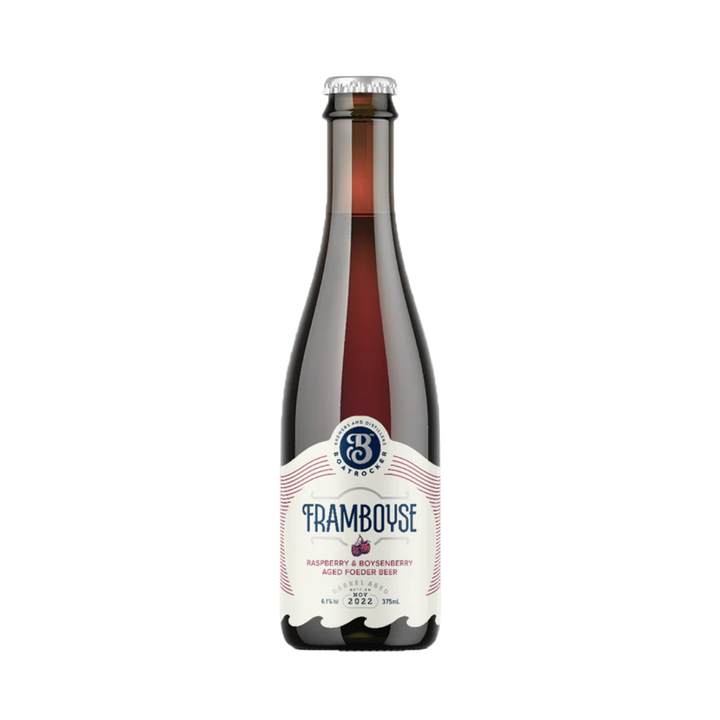 Boatrocker Brewers & Distillers - Framboyse Raspberry & Boysenberry Aged Foeder Sour 6.1% 375ml Bottle