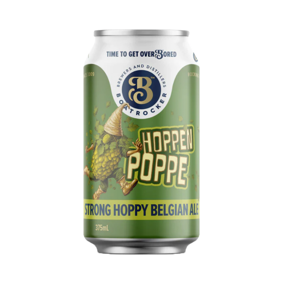 Boatrocker Brewers & Distillers - Hoppenpoppe Hoppy Belgian Ale 6.2% 375ml Can