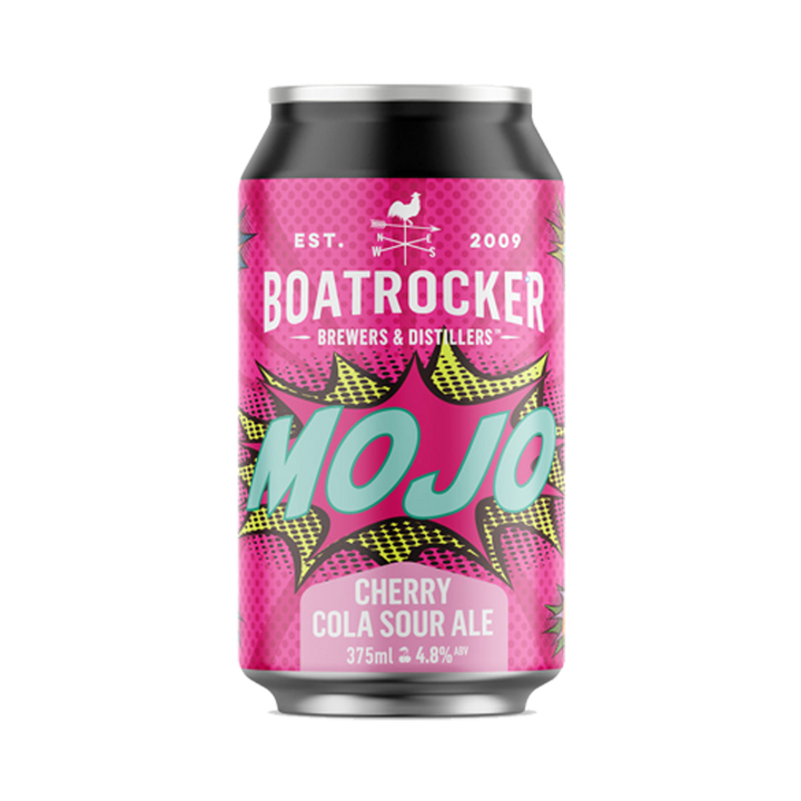 Boatrocker Brewers & Distillers - Mojo Cherry Cola Sour 4.8% 375ml Can