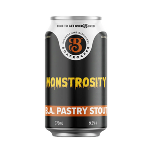 Boatrocker Brewers & Distillers - Monstrosity Barrel Aged Pastry Stout 9.5% 375ml Can