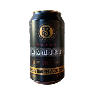 Boatrocker Brewers & Distillers - Ramjet 2023 Whisky BA Stout 10.8%  375ml Can