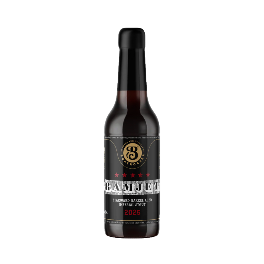 Boatrocker Brewers & Distillers - Ramjet 2025 Starward barrel-Aged Imperial Stout 10.7% 330ml Bottle