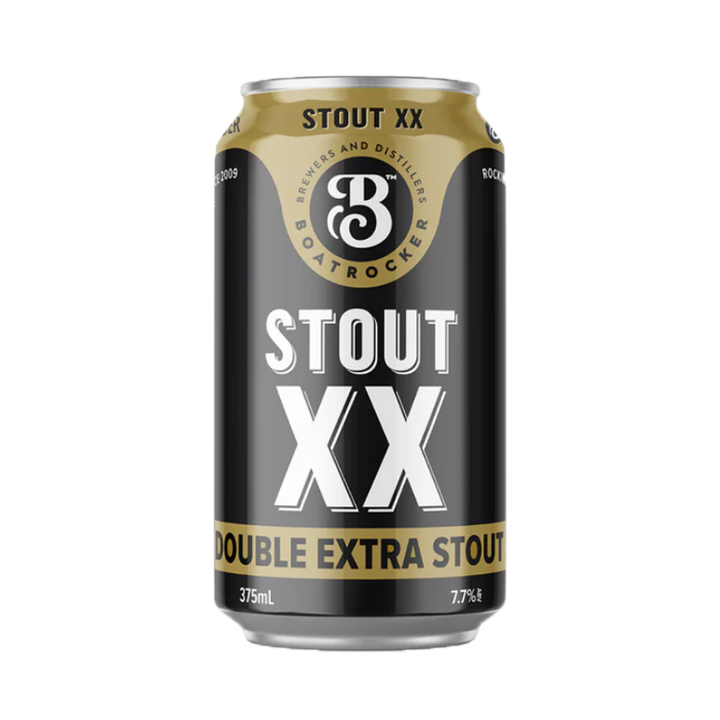 Boatrocker Brewers & Distillers - Stout XX 7.7% 375ml Can