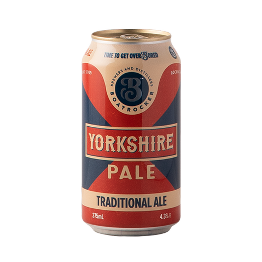 Boatrocker Brewers & Distillers - Yorkshire Traditional Pale 4.3% 375ml Can