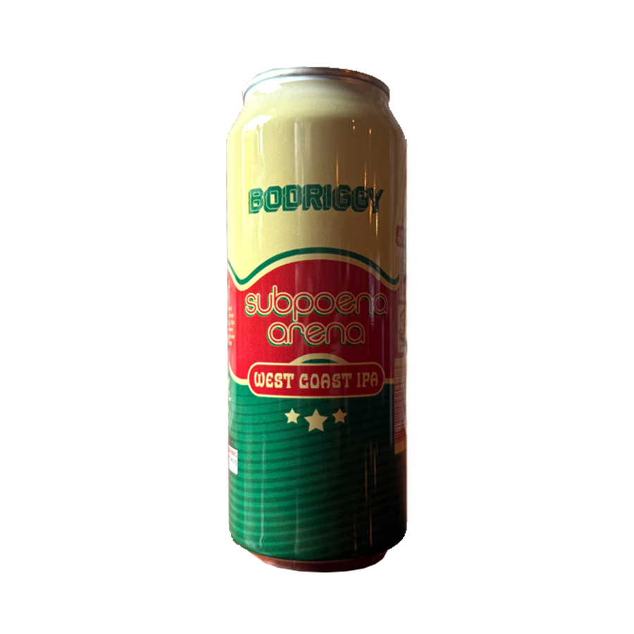 Bodriggy Brewing Co - Subpoena Arena West Coast IPA 6.8% 500ml Can