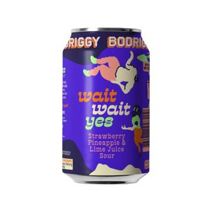 Bodriggy Brewing Co - Wait Wait Yes Strawberry Pineapple Lime Juice Sour  4.5% 355ml Can
