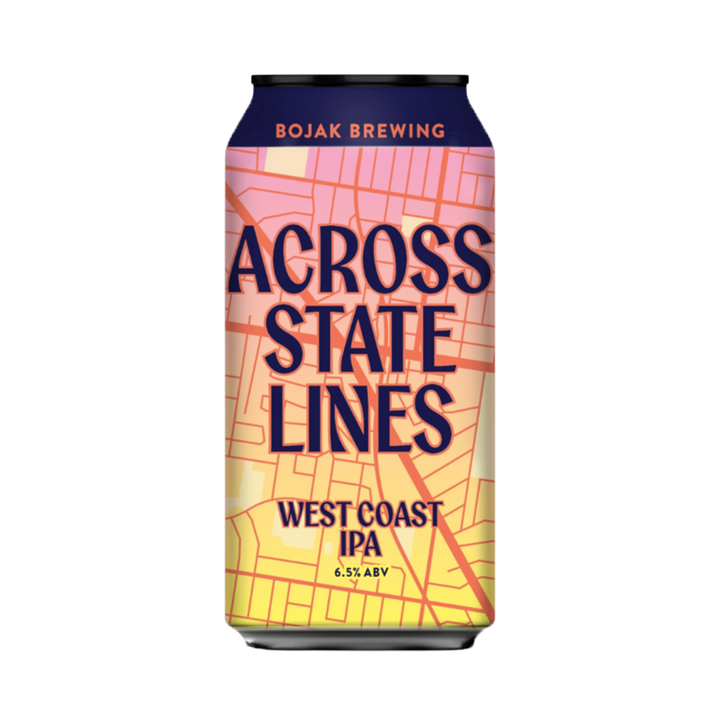 Bojak Brewing - Across State Lines West Coast IPA 6.5% 440ml Can