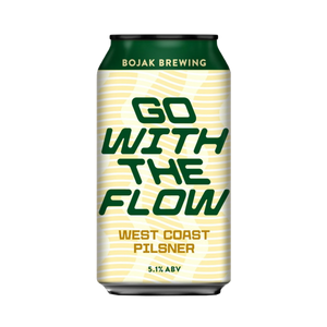 Bojak Brewing - Go with the Flow West Coast Pilsner 5.1% 375ml Can