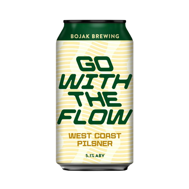 Bojak Brewing - Go with the Flow West Coast Pilsner 5.1% 375ml Can
