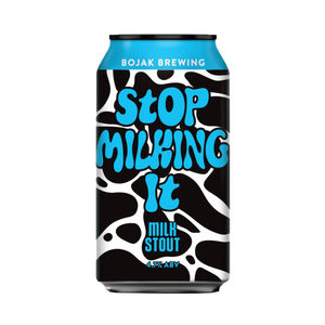 Bojak Brewing - Stop Milking It Milk Stout 4.7% 375ml Can