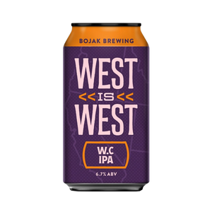 Bojak Brewing - West is West West Coast IPA 6.7% 375ml Can