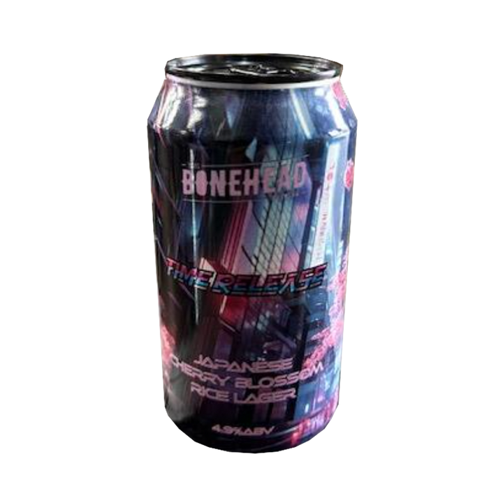 Bone Head Brewing - Japanese Cherry Blossom Rice Lager 4.9% 375ml Can