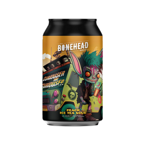 Bone Head Brewing - Curiouser and Curiouser Peach Ice Tea 4.5% 375ml Can