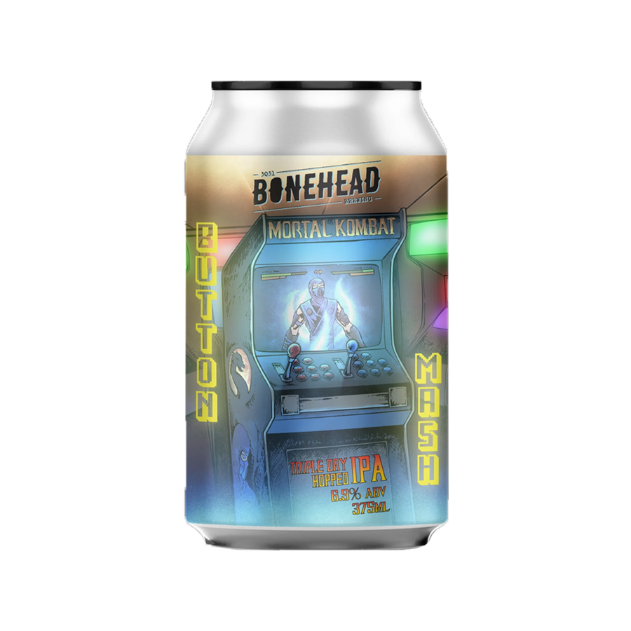 Bone Head Brewing - Button Mash TDH IPA 6.9% 375ml Can